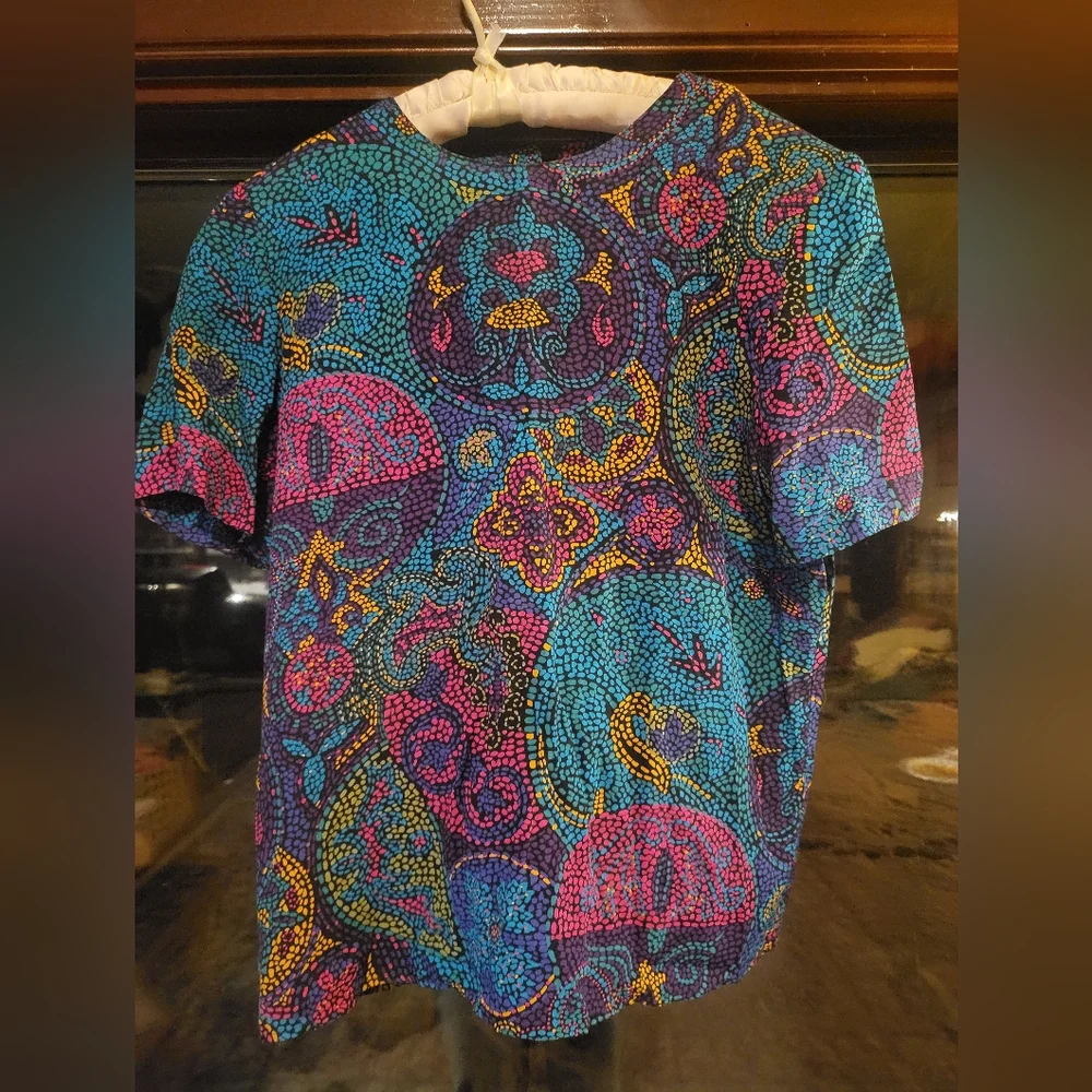 Colorful Patterned Top - Picture 1 of 4